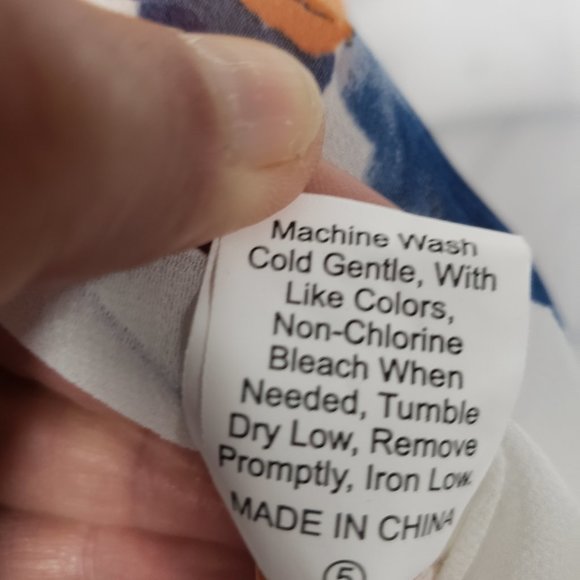 Shein Floral Lace Fringe Kimono Tie Cottage Core Boho Blouse Size 1XL - Picture 13 of 14